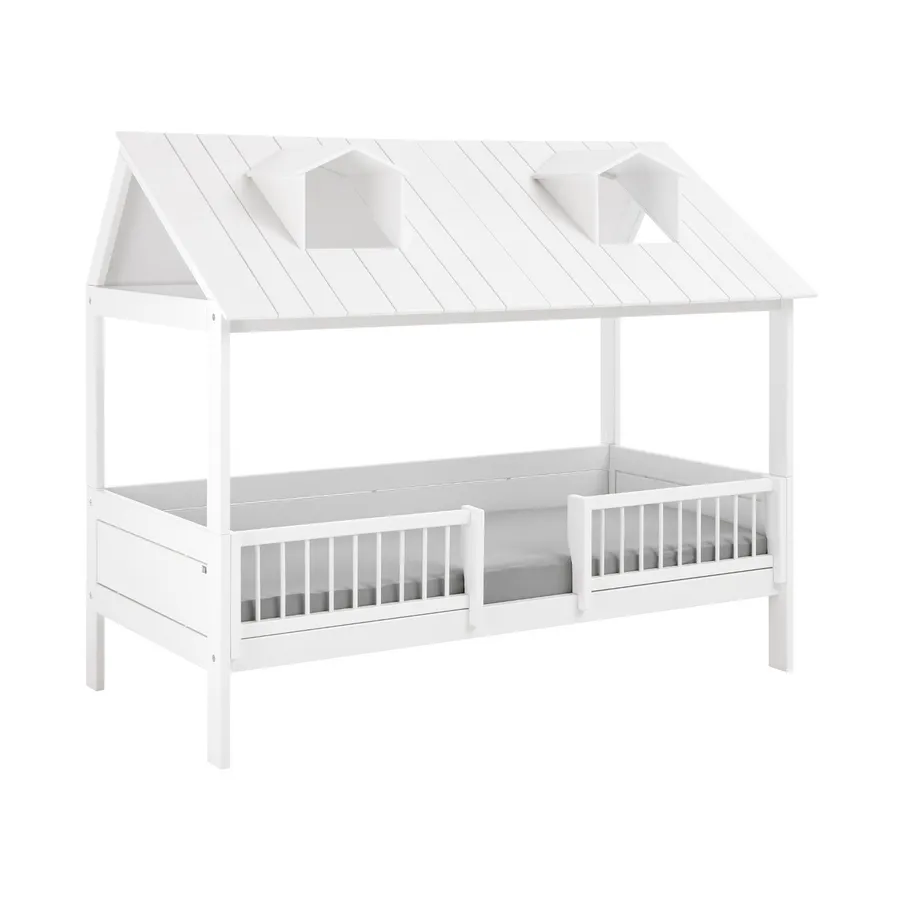 LIFETIME Kidsrooms Beach House-Bett Luxe, weiß lackiert
