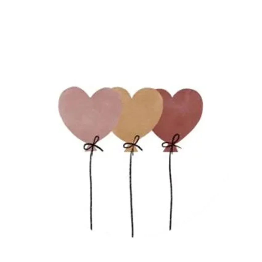 Studio Jans Runder Sticker – Luftballons – 5er-Pack