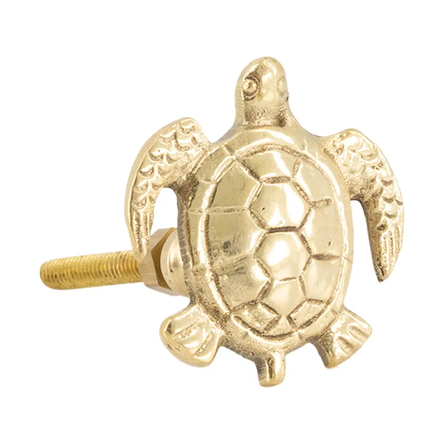 Doing Goods Knauf - Turtle - Messing