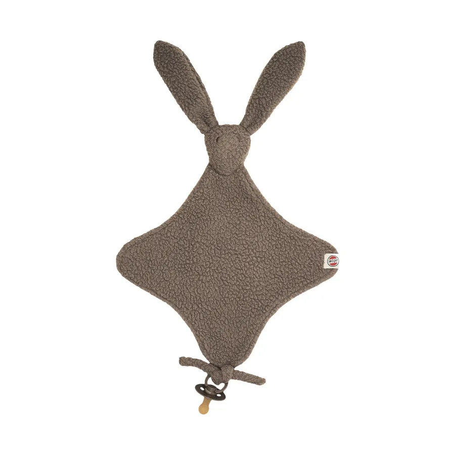 Lodger Schnullertuch - Bunny Teddy Fleece 