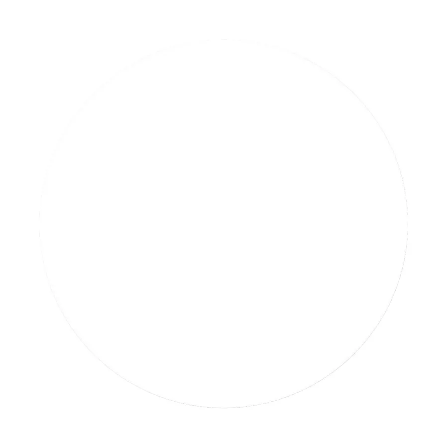 Magnetic Sticker Whiteboard – Ø60 cm – Weiß