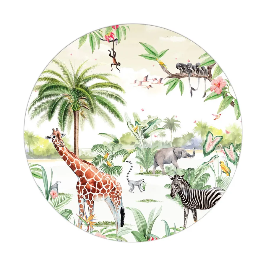 Creative Lab Amsterdam Jungle Tales Tapetenkreis