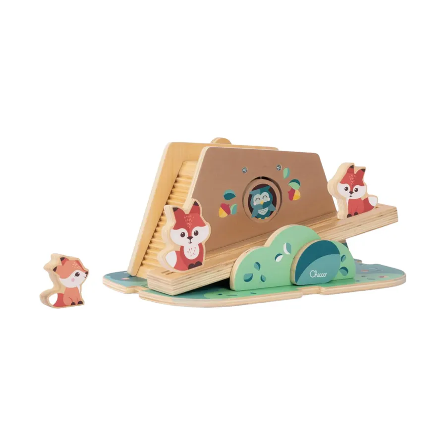 Chicco My Wood Friends Aktivitätenspielzeug - Fuchsbau