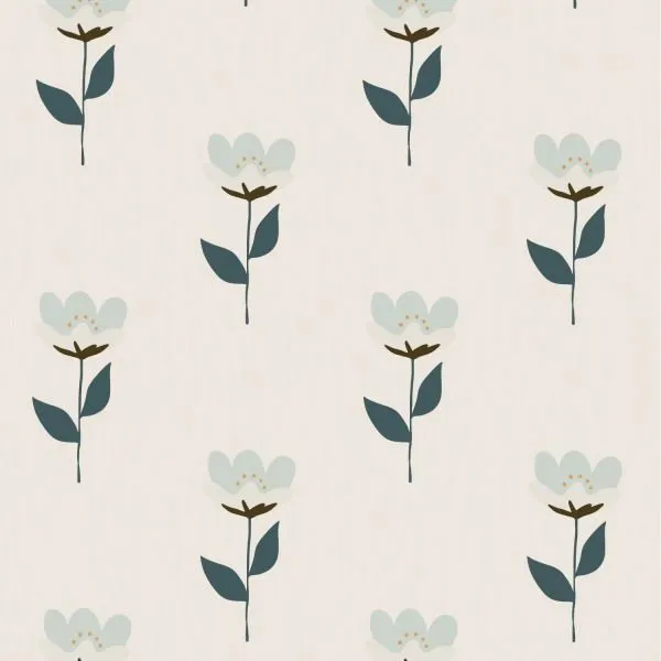 Bibelotte Retro Blumentapete
