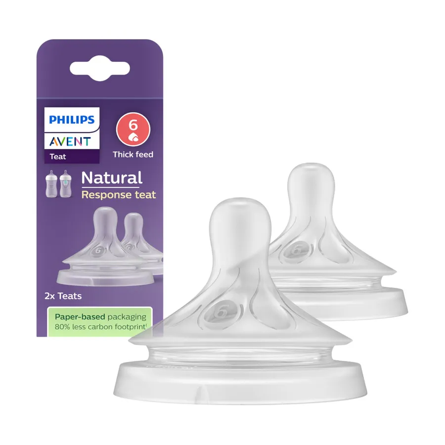 Philips Avent Natural Pap/Flaschensauger – 6+ Monate – T6