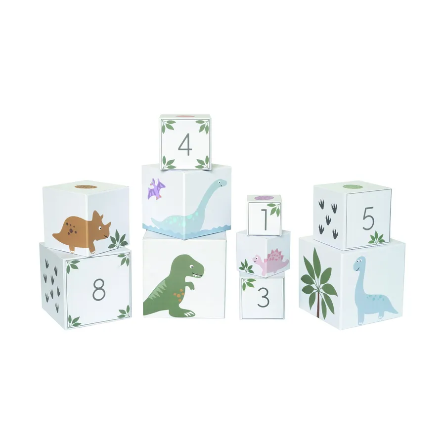 Jabadabado Stapelturm-Bausteine ​​– Dino 1–10