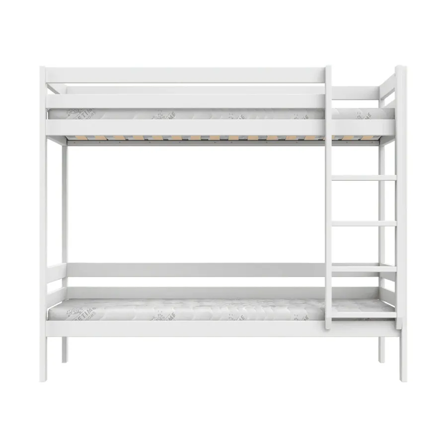 LIFETIME Kidsrooms Elements Etagenbett – 90 x 200 cm – Weiß lackiert