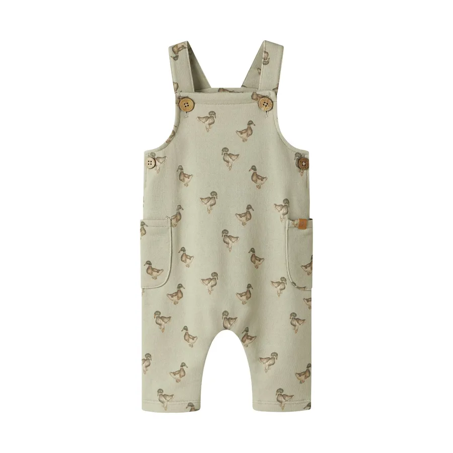 Lil' Atelier Moss Gray Latzhose