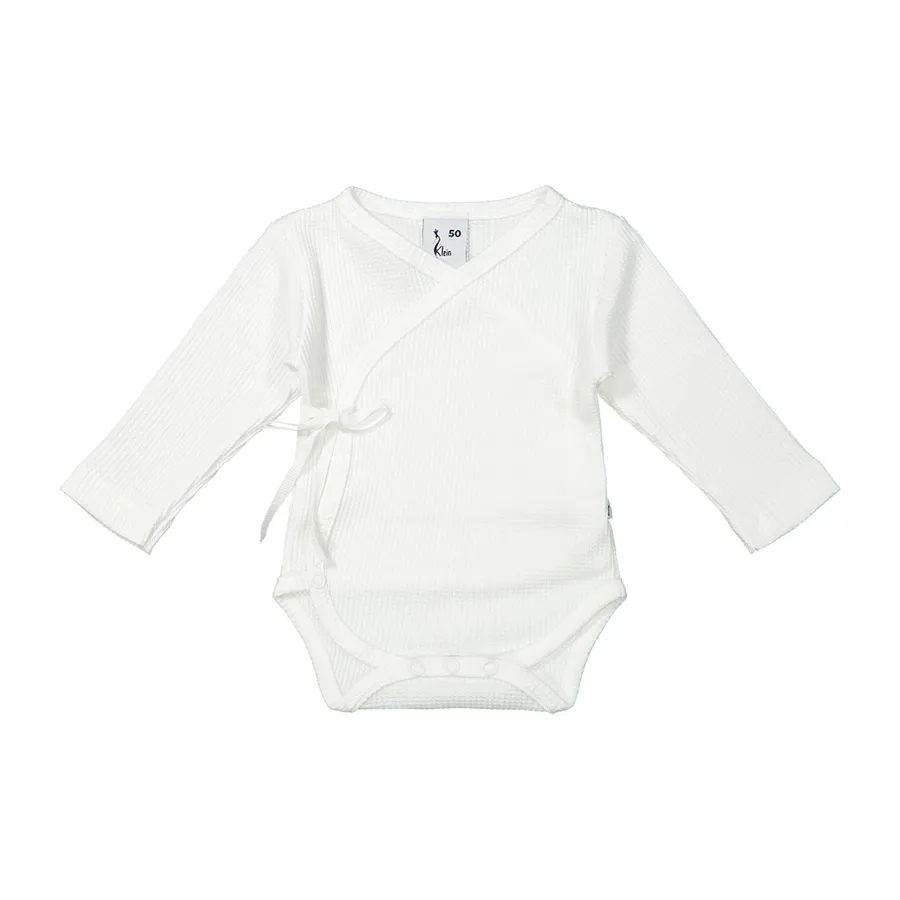 Klein Baby Wickelbody - Langarm - Off White