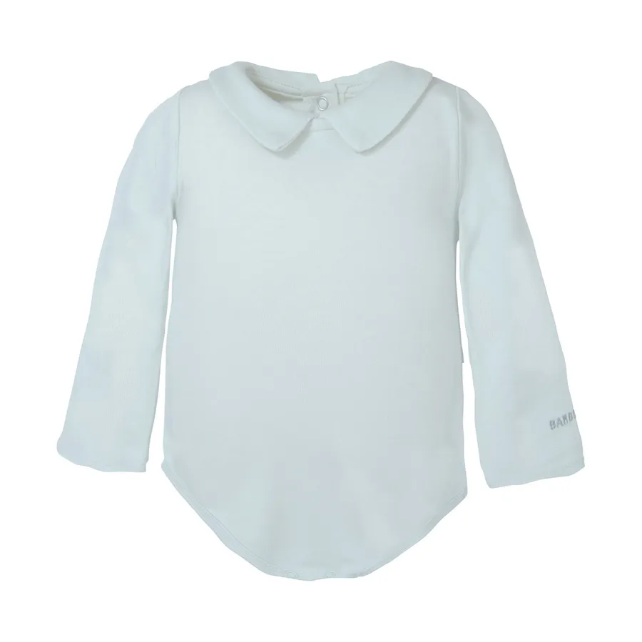 Bamboom Babybody Langarm - Light Blue