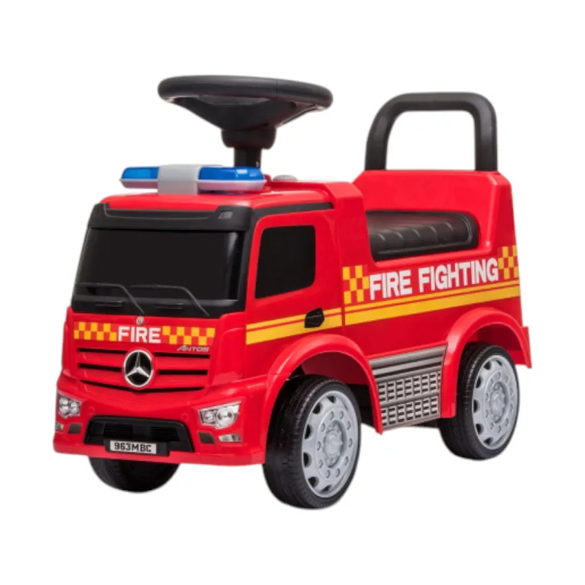 Puck Rutschauto - Mercedes Feuerwehrauto - Rot