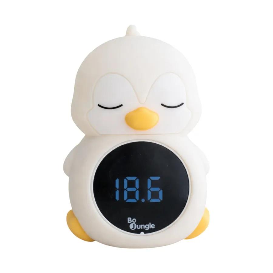 Bo Jungle 3-in-1 Bad- und Raumthermometer mit Nachtlicht - Pinguin