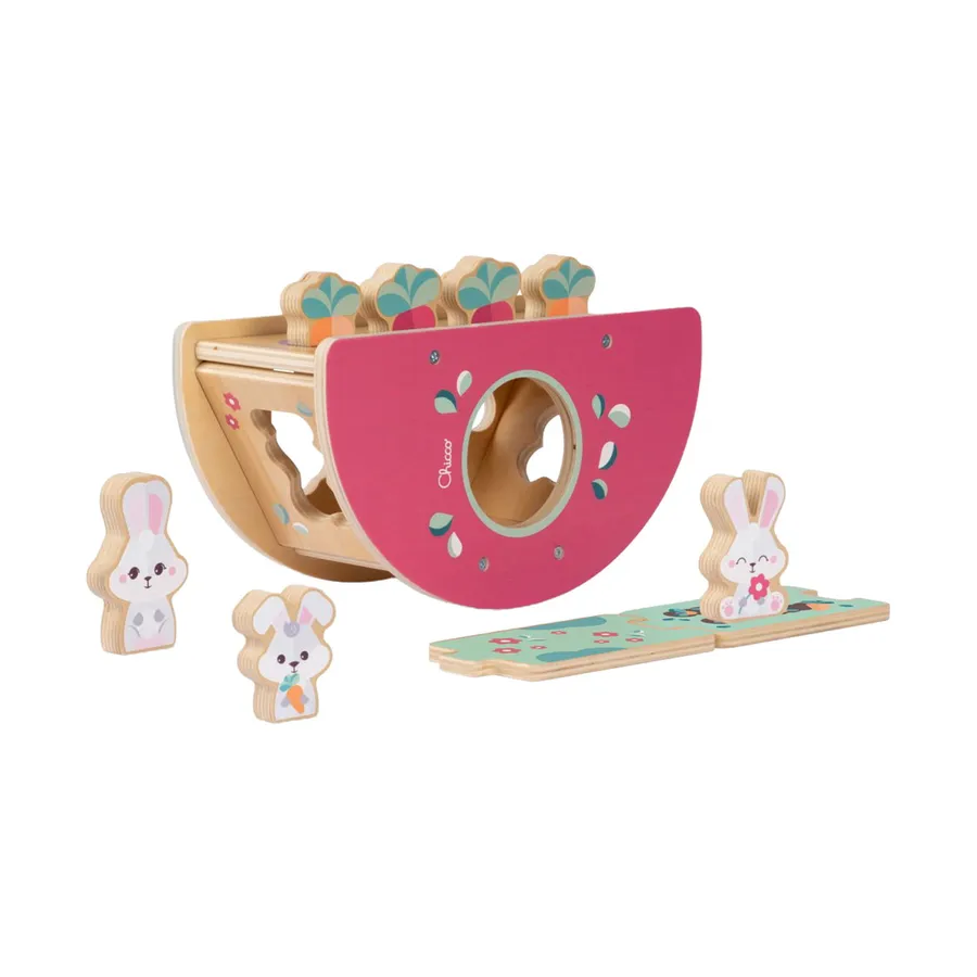 Chicco My Wood Friends Aktivitätsspielzeug – Hasenberg