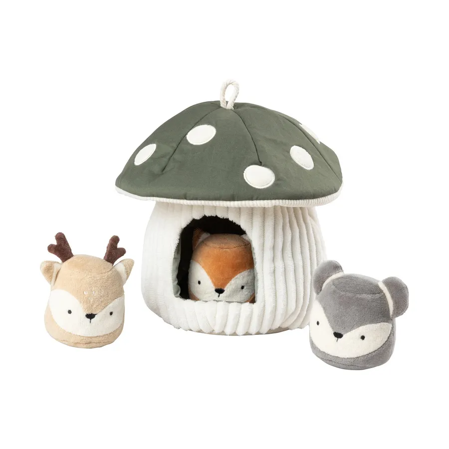 Sebra Activity Toy, Hide & Seek, Mushroom