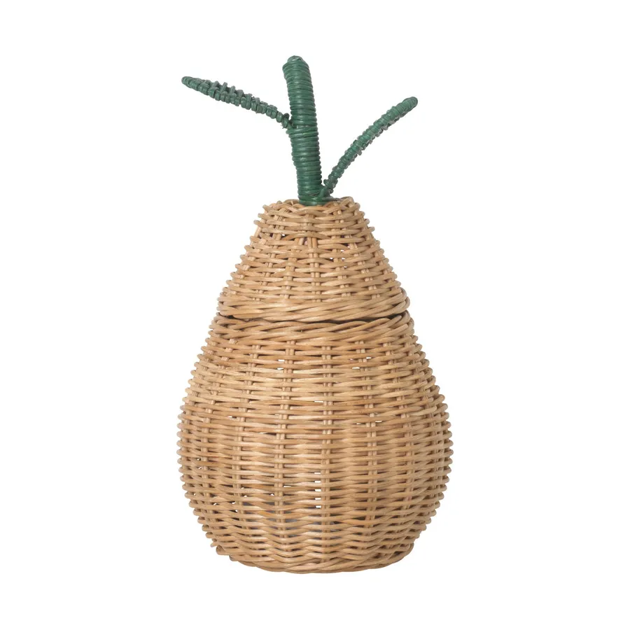 Small Pear Braided Storage Natural 100173206