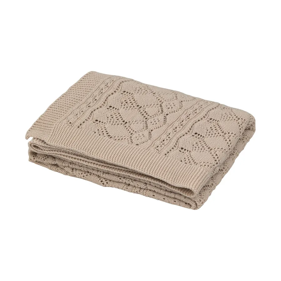 Cam Cam Copenhagen Pointelle Gestrickte Baby Decke - Hazel