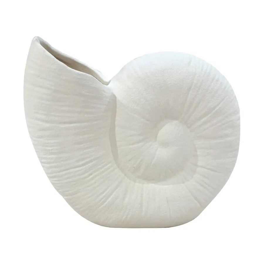 Opjet Muschelvase - Weiß