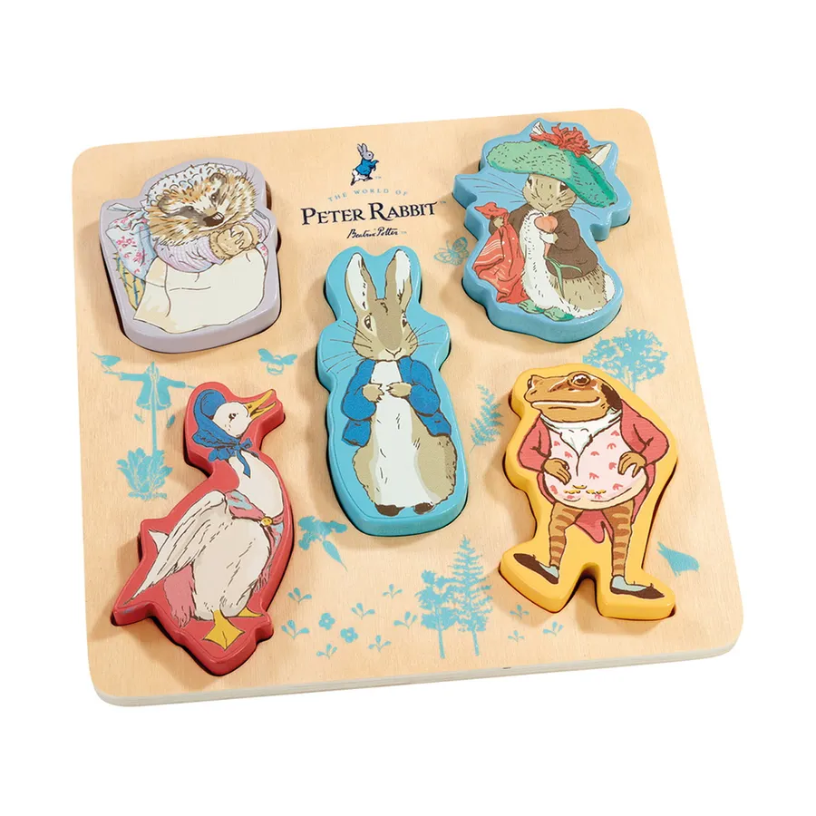 Peter Hase Holzpuzzle – 5 Figuren 