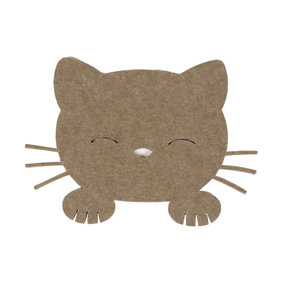 KidsDepot Katze Merle - Wanddekoration - Light Oak