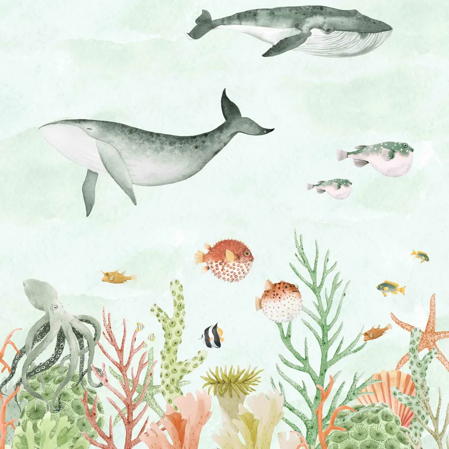 Creative Lab Amsterdam Sealife Coral Tapete 