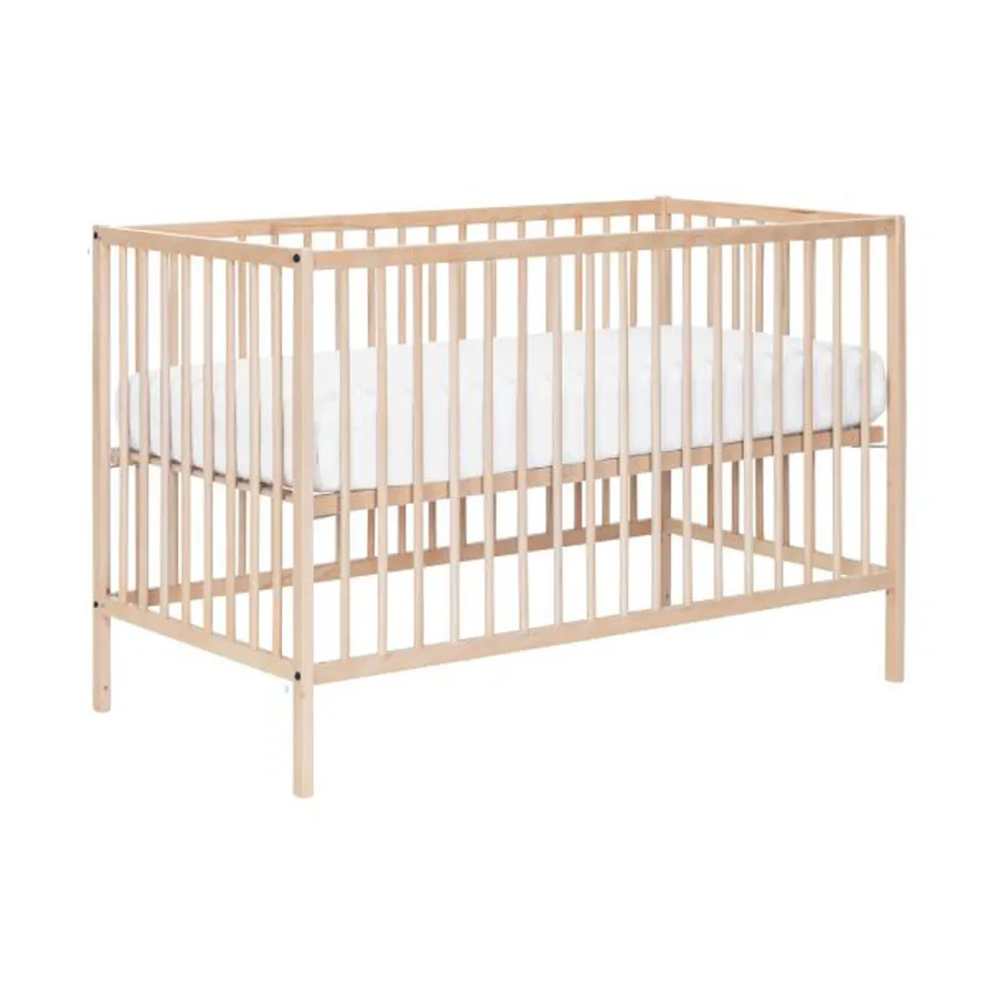 Europe Baby Solid Beech Babybett - 60 x 120 cm