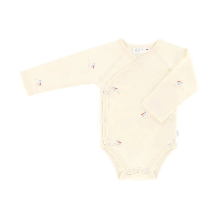 DAY Wickelbody Langarm - Cream
