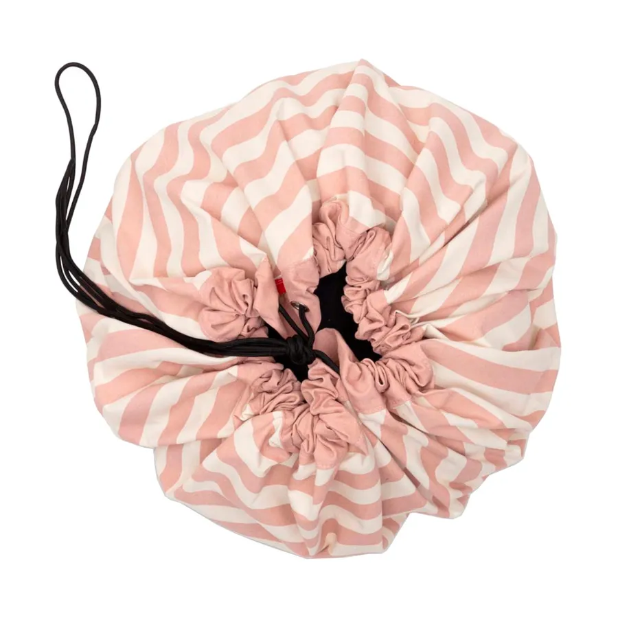 Play & Go Opbergzak Stripes Pink New