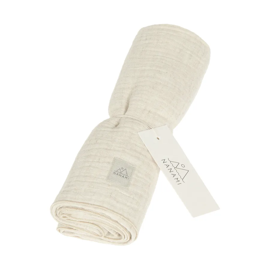 Nanami Windeltuch – Musselin (Baumwolle/Leinen) – 60 x 60 cm