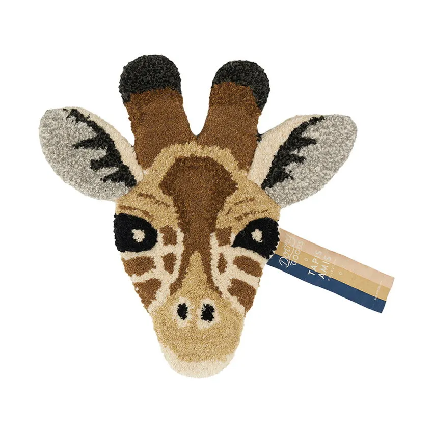 Doing Goods Gimpy Giraffenkopf-Teppich - Brown