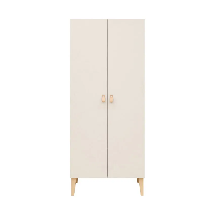Bopita Amira 2-türiger Kleiderschrank – Dune/Natur