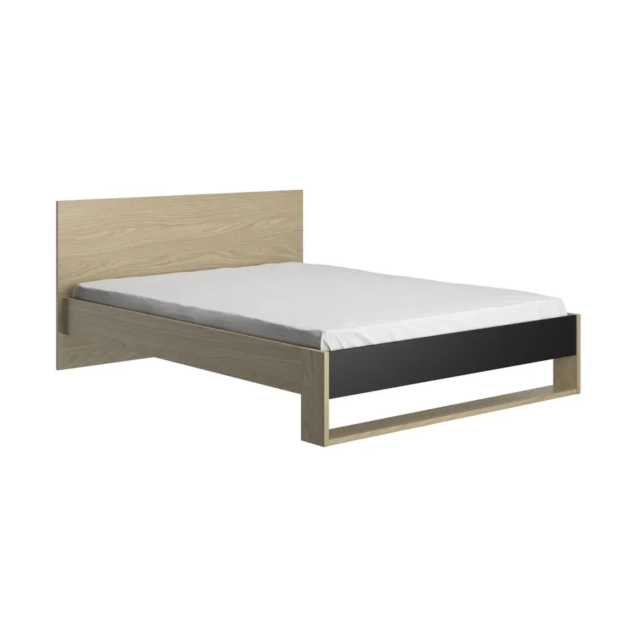 Gami Nael Bett - 140 x 200 – Rookwood Eiche