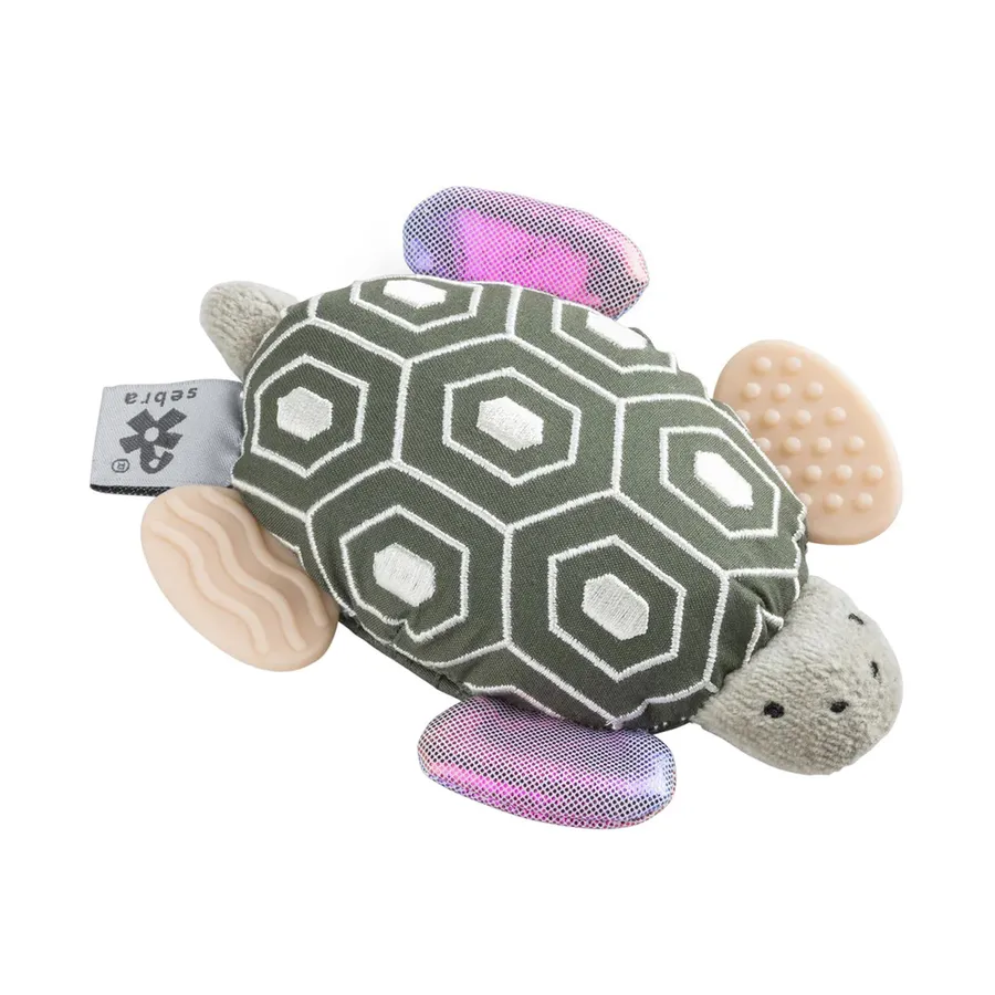 Sebra Activity Rattle With Mirror, Turbo The Turtle