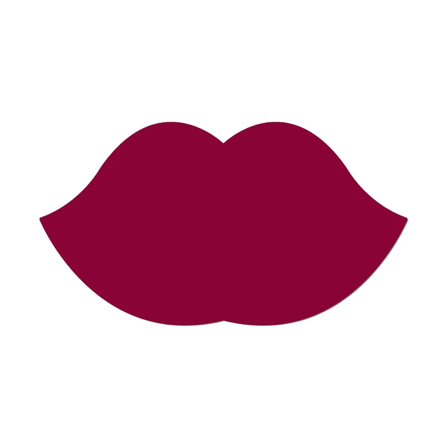 Magnetic Sticker – 33x60 cm – Burgundy Lippen