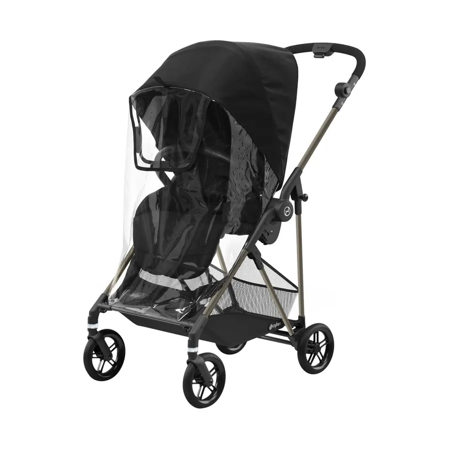 Cybex Melio Regenschutz Kinderwagen Transparent