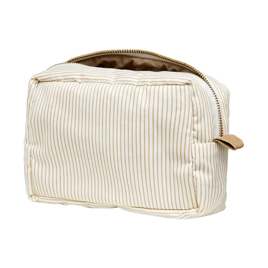 Cam Cam Copenhagen Classic Stripes Kulturbeutel - Camel