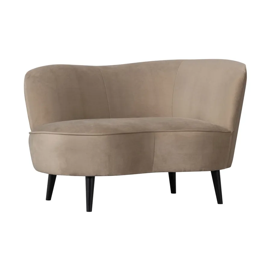 Woood Sara Sessel – Samt – Khaki