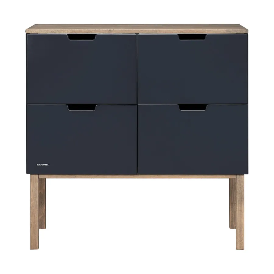 Kidsmill Sepp Kommode Anthrazit/Buche