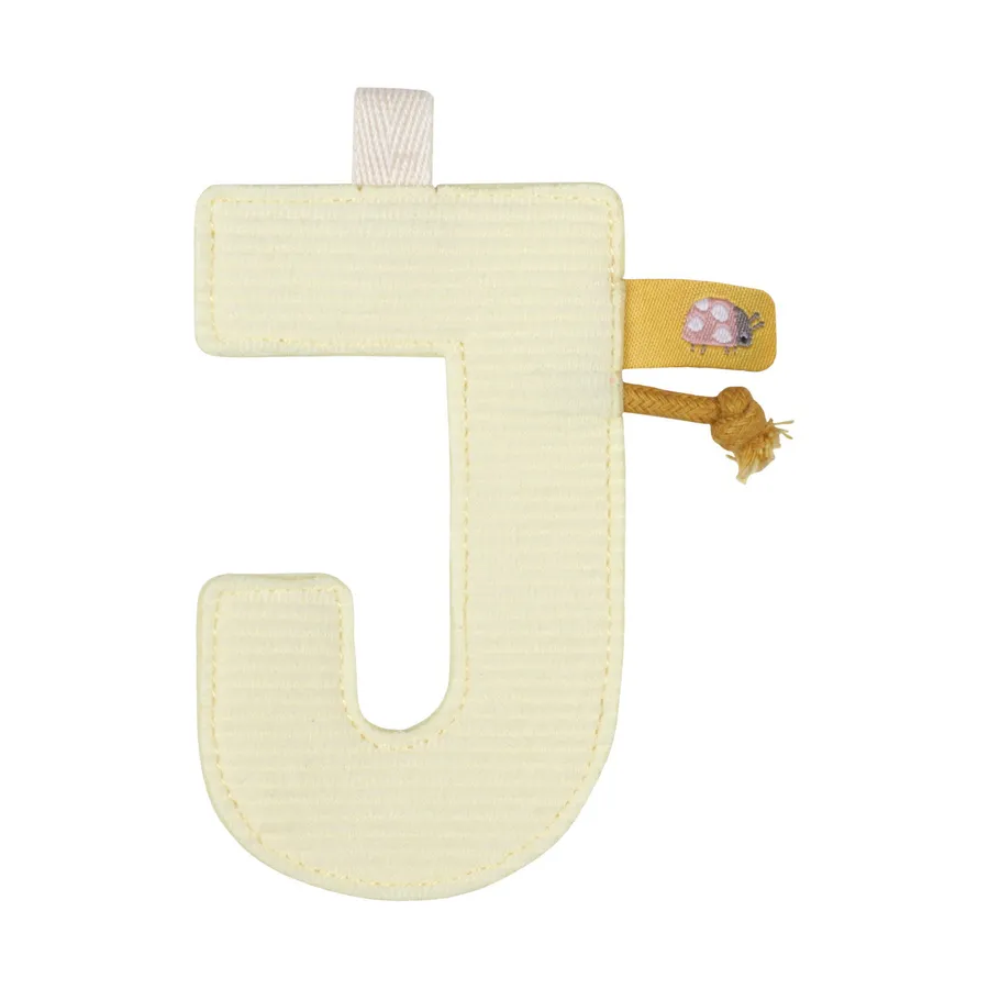 Little Dutch Girlanden-Element - Buchstabe J - Gelb