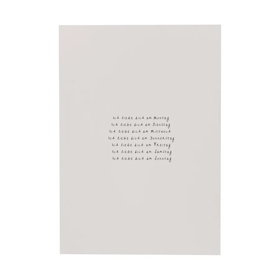 Ikpakjein Poster A4 - Ich liebe dich am…
