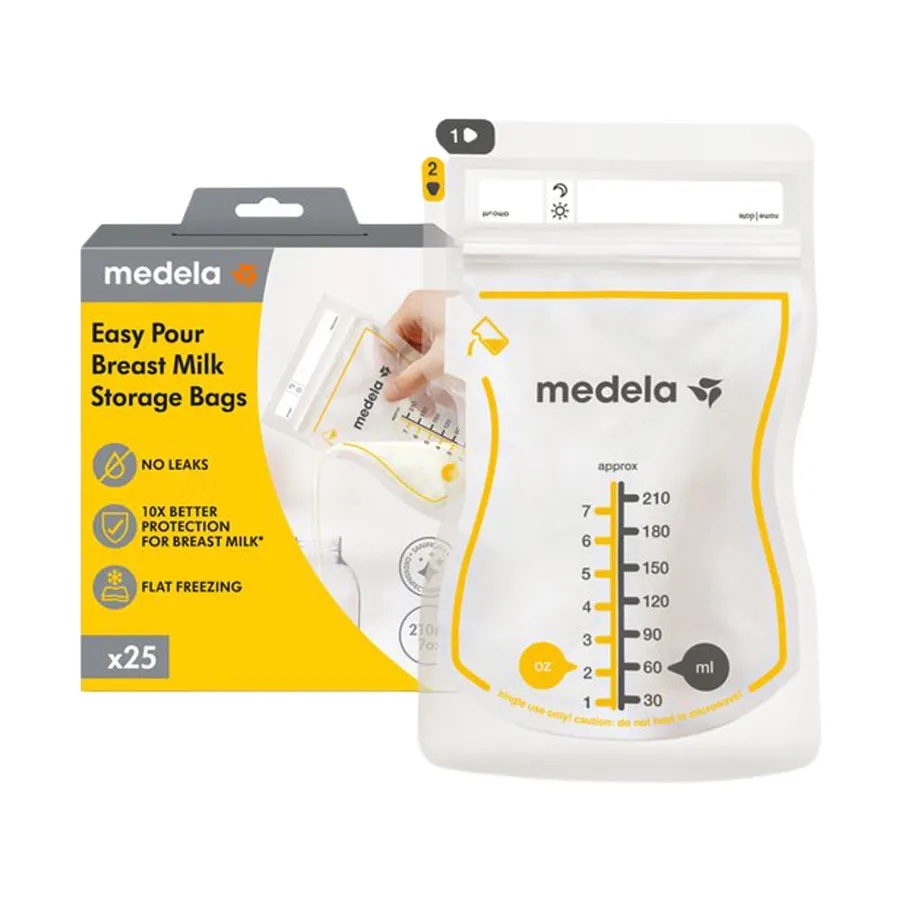 Medela Muttermilchaufbewahrungsbeutel Mit Ausgießer - 210 ml - 25 Stück