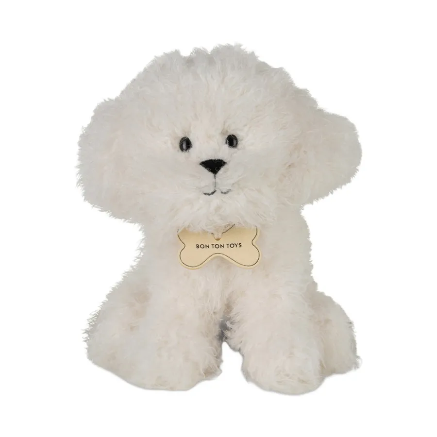 Bon Ton Toys Kuscheltier - Bichon Frise in Giftbox - 18 cm - White