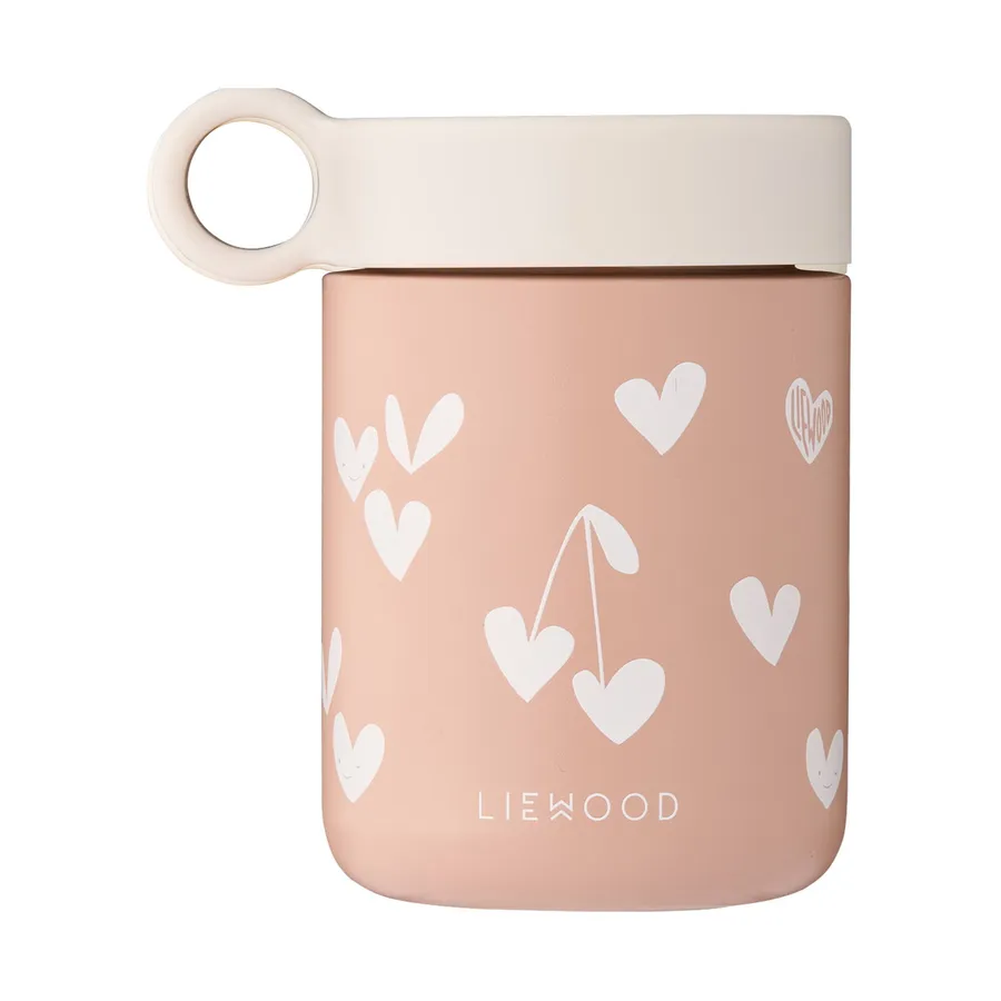 Liewood Kiani Printed Food Jar - Sweethearts / Pale Tuscany
