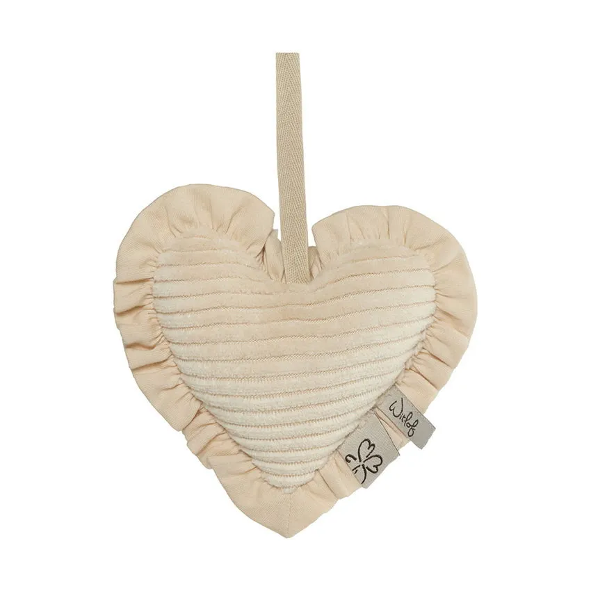 Witlof For Kids Velvet Rib Schmusetuch Herz