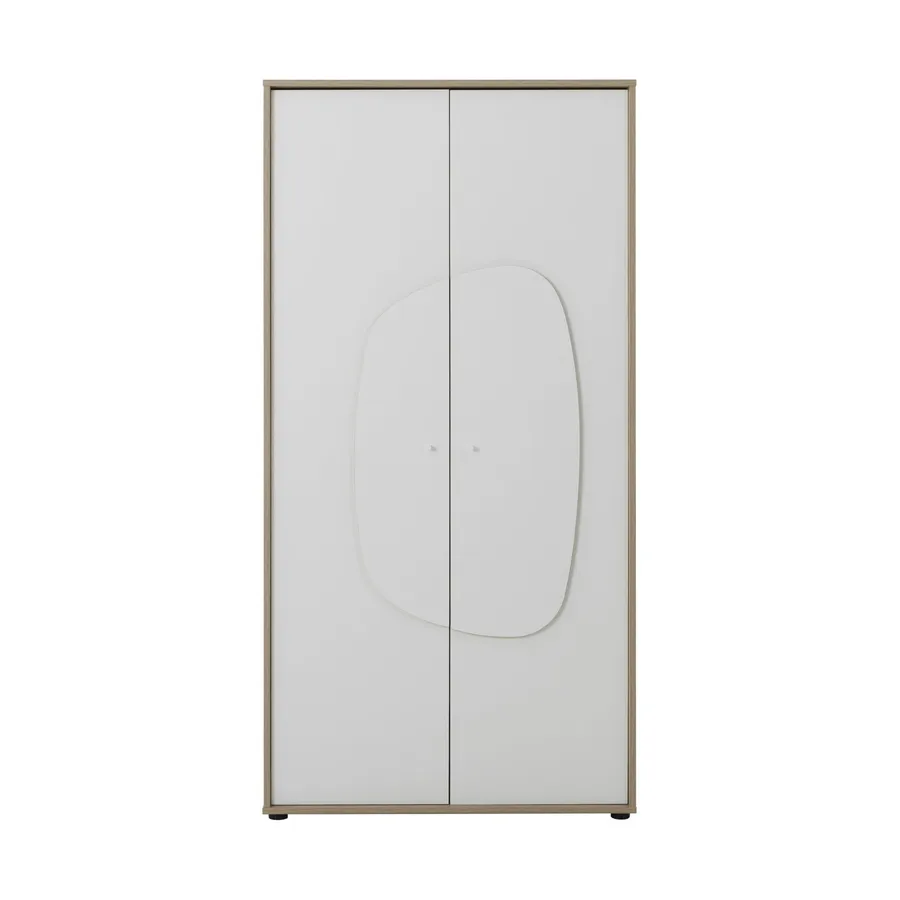 Galipette Basile 2-türiger Kleiderschrank – Weiß