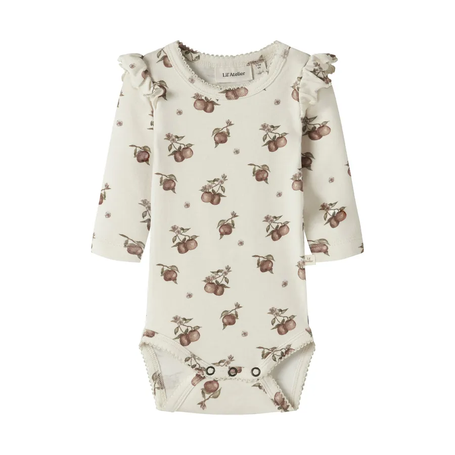 Lil Atelier Apple Babybody - Turtledove
