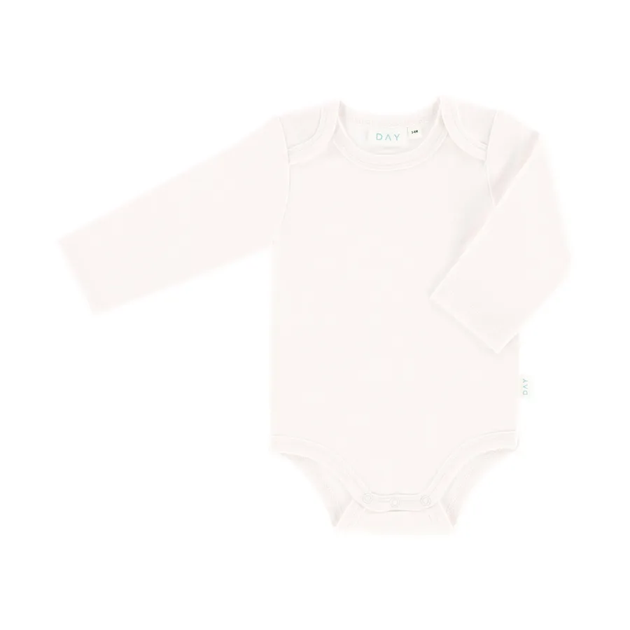 DAY Babybody Langarm - Off White