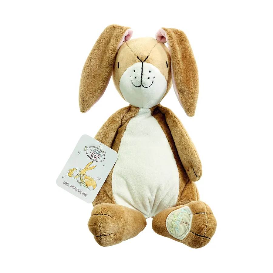 Rainbow Designs Rassel Kuscheltier - Häschen - Rate mal, wer... - 22 cm