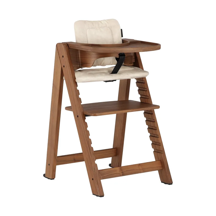 Kidsmill Up! Hochstuhl Walnuss - Komplettset - 0 Mte+ / 6 Mte+