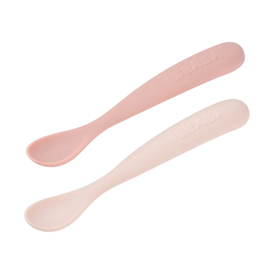 Béaba Set von 2 Silikonlöffel Altersstufe 1