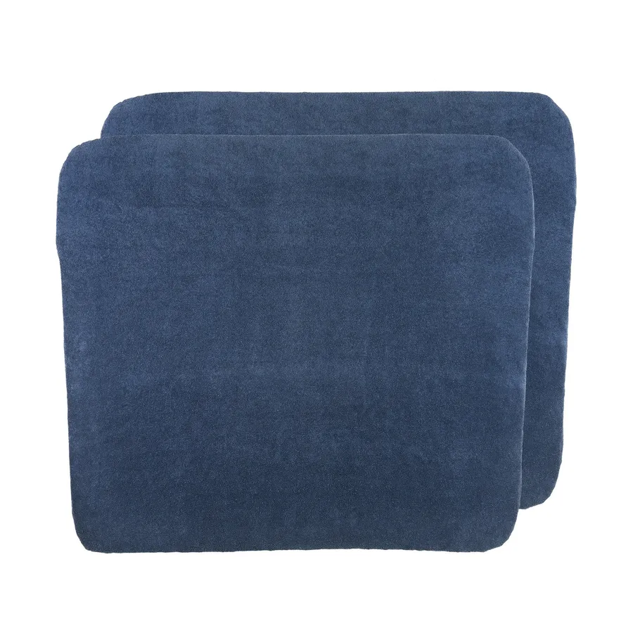 Meyco Wickelunterlagenbezug - Frottee - Indigo - 75x85 cm - 2-pack
